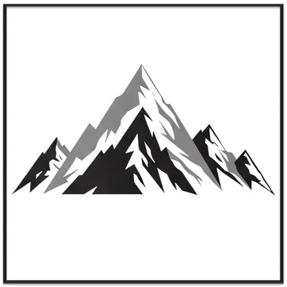 Snow Mountain Decorative Painting with PS Frame Print On Your Demand, 15x20cm, 20x20cm, 30x30cm, 40x40cm, 50x50cm, 60x60cm, 70x70cm, 80x80cm, 90x90cm