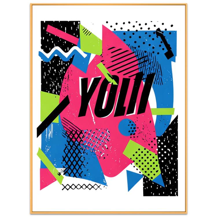 Vitality Decorative Painting with Aluminum Alloy Frame Print On Your Demand, 15x20cm, 20x20cm, 30x30cm, 40x40cm, 50x50cm, 60x60cm, 70x70cm, 80x80cm, 90x90cm