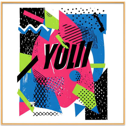 Vitality Decorative Painting with Aluminum Alloy Frame Print On Your Demand, 15x20cm, 20x20cm, 30x30cm, 40x40cm, 50x50cm, 60x60cm, 70x70cm, 80x80cm, 90x90cm
