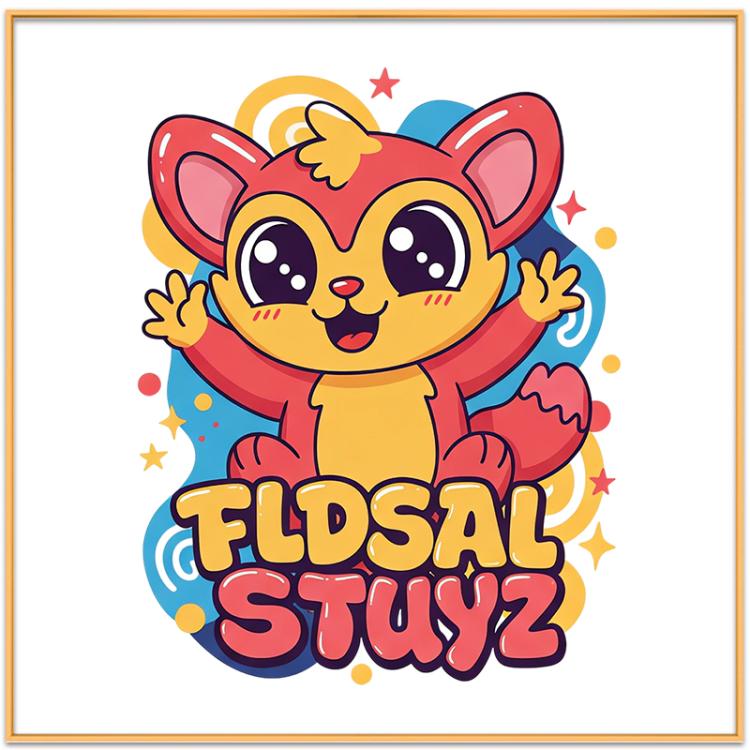 Red Elf Decorative Painting with Aluminum Alloy Frame Print On Your Demand, 15x20cm, 20x20cm, 30x30cm, 40x40cm, 50x50cm, 60x60cm, 70x70cm, 80x80cm, 90x90cm