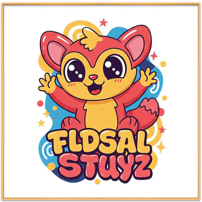 Red Elf Decorative Painting with Aluminum Alloy Frame Print On Your Demand, 15x20cm, 20x20cm, 30x30cm, 40x40cm, 50x50cm, 60x60cm, 70x70cm, 80x80cm, 90x90cm