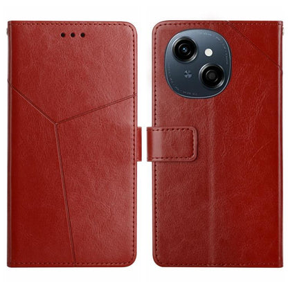 Y-shaped Pattern Flip Leather Phone Case, For Tecno Spark 40C, For Tecno Pova 7 5G, For Tecno Spark 40 Pro+ 4G, For Tecno Spark 40 Pro 4G, For Tecno Spark 40 4G, For Tecno Pova 7 Ultra 5G, For Tecno Pova 7 4G, For Tecno Pova Curve 5G                   ...