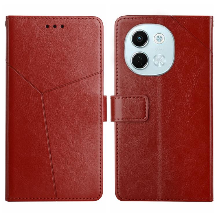 Y-shaped Pattern Flip Leather Phone Case, For Tecno Spark 40C, For Tecno Pova 7 5G, For Tecno Spark 40 Pro+ 4G, For Tecno Spark 40 Pro 4G, For Tecno Spark 40 4G, For Tecno Pova 7 Ultra 5G, For Tecno Pova 7 4G, For Tecno Pova Curve 5G                   ...