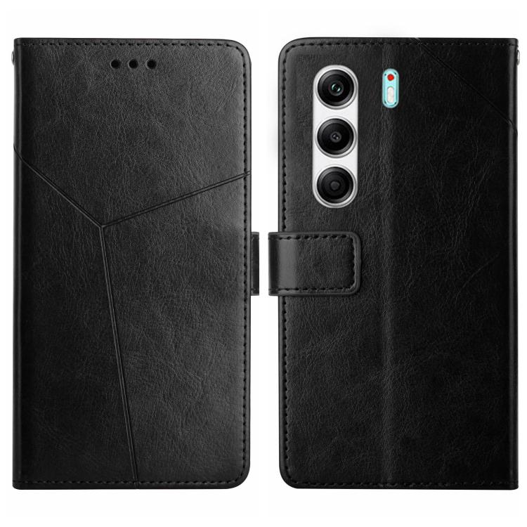 Y-shaped Pattern Flip Leather Phone Case, For Tecno Spark 40C, For Tecno Pova 7 5G, For Tecno Spark 40 Pro+ 4G, For Tecno Spark 40 Pro 4G, For Tecno Spark 40 4G, For Tecno Pova 7 Ultra 5G, For Tecno Pova 7 4G, For Tecno Pova Curve 5G                   ...