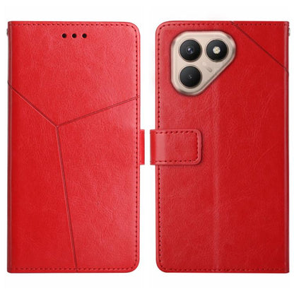 Y-shaped Pattern Flip Leather Phone Case, For Tecno Spark 40C, For Tecno Pova 7 5G, For Tecno Spark 40 Pro+ 4G, For Tecno Spark 40 Pro 4G, For Tecno Spark 40 4G, For Tecno Pova 7 Ultra 5G, For Tecno Pova 7 4G, For Tecno Pova Curve 5G                   ...