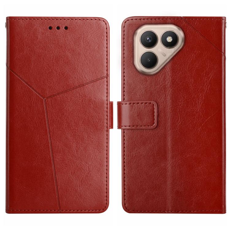 Y-shaped Pattern Flip Leather Phone Case, For Tecno Spark 40C, For Tecno Pova 7 5G, For Tecno Spark 40 Pro+ 4G, For Tecno Spark 40 Pro 4G, For Tecno Spark 40 4G, For Tecno Pova 7 Ultra 5G, For Tecno Pova 7 4G, For Tecno Pova Curve 5G                   ...