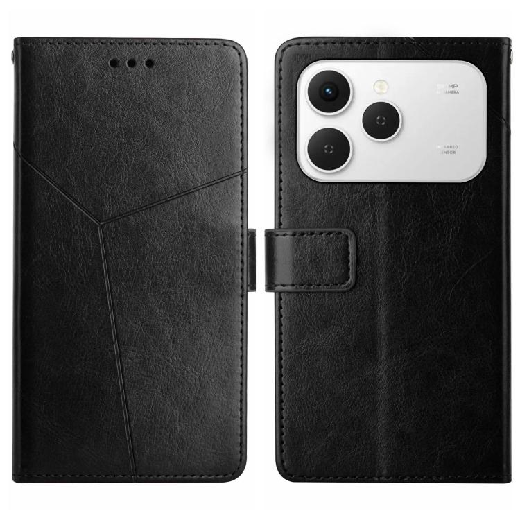 Y-shaped Pattern Flip Leather Phone Case, For Tecno Spark 40C, For Tecno Pova 7 5G, For Tecno Spark 40 Pro+ 4G, For Tecno Spark 40 Pro 4G, For Tecno Spark 40 4G, For Tecno Pova 7 Ultra 5G, For Tecno Pova 7 4G, For Tecno Pova Curve 5G                   ...