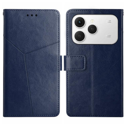 Y-shaped Pattern Flip Leather Phone Case, For Tecno Spark 40C, For Tecno Pova 7 5G, For Tecno Spark 40 Pro+ 4G, For Tecno Spark 40 Pro 4G, For Tecno Spark 40 4G, For Tecno Pova 7 Ultra 5G, For Tecno Pova 7 4G, For Tecno Pova Curve 5G                   ...