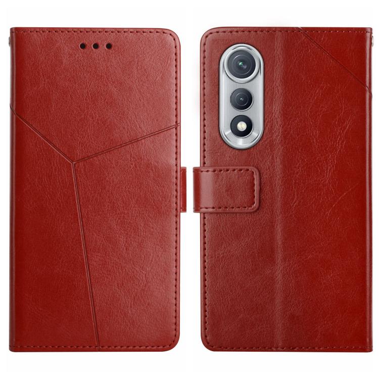 Y-shaped Pattern Flip Leather Phone Case, For Tecno Spark 40C, For Tecno Pova 7 5G, For Tecno Spark 40 Pro+ 4G, For Tecno Spark 40 Pro 4G, For Tecno Spark 40 4G, For Tecno Pova 7 Ultra 5G, For Tecno Pova 7 4G, For Tecno Pova Curve 5G                   ...
