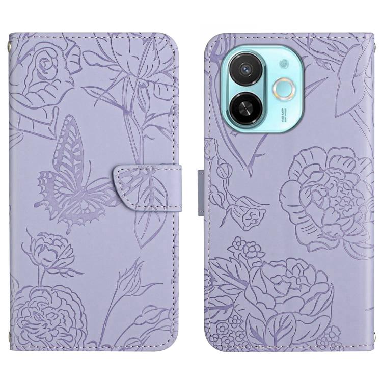 Skin Feel Butterfly Embossed Flip Leather Phone Case, For Tecno Spark 40C, For Tecno Pova 7 5G, For Tecno Spark 40 Pro+ 4G, For Tecno Spark 40 Pro 4G, For Tecno Spark 40 4G, For Tecno Pova 7 Ultra 5G, For Tecno Pova 7 4G, For Tecno Pova Curve 5G       ...