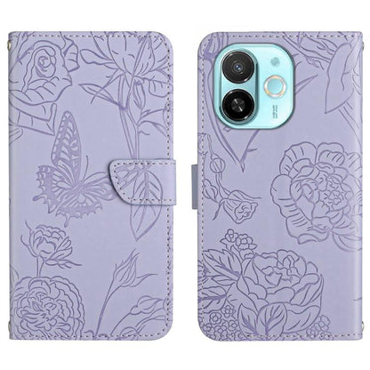 Skin Feel Butterfly Embossed Flip Leather Phone Case, For Tecno Spark 40C, For Tecno Pova 7 5G, For Tecno Spark 40 Pro+ 4G, For Tecno Spark 40 Pro 4G, For Tecno Spark 40 4G, For Tecno Pova 7 Ultra 5G, For Tecno Pova 7 4G, For Tecno Pova Curve 5G       ...