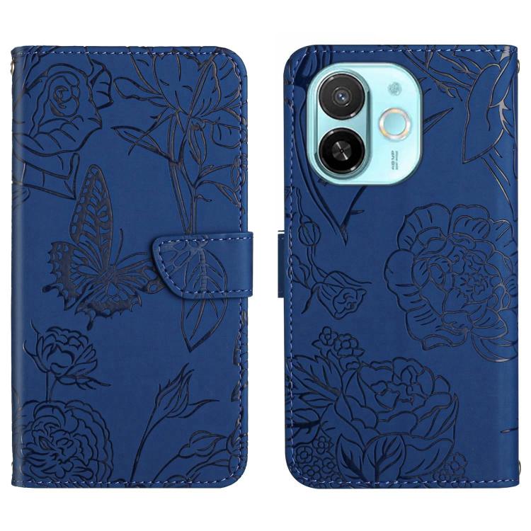 Skin Feel Butterfly Embossed Flip Leather Phone Case, For Tecno Spark 40C, For Tecno Pova 7 5G, For Tecno Spark 40 Pro+ 4G, For Tecno Spark 40 Pro 4G, For Tecno Spark 40 4G, For Tecno Pova 7 Ultra 5G, For Tecno Pova 7 4G, For Tecno Pova Curve 5G       ...