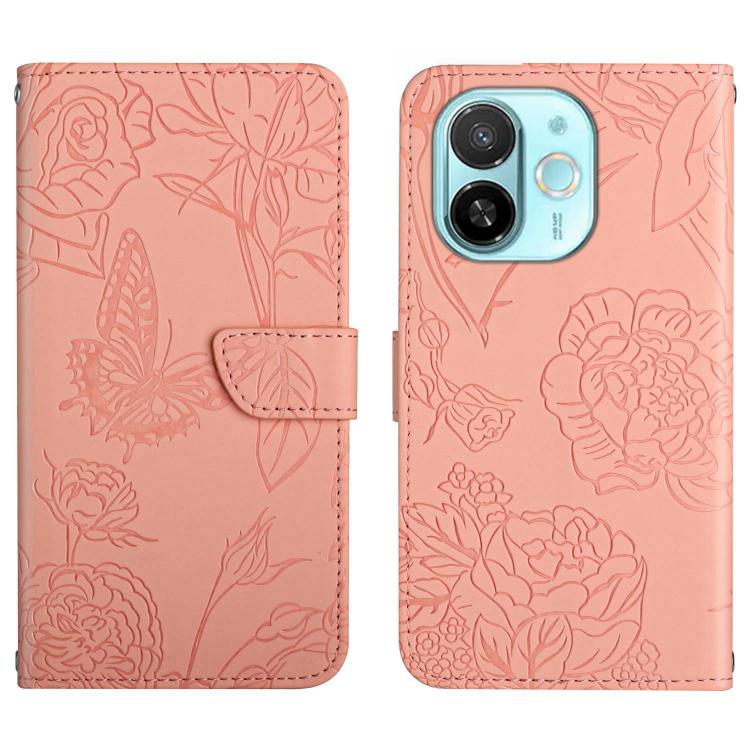 Skin Feel Butterfly Embossed Flip Leather Phone Case, For Tecno Spark 40C, For Tecno Pova 7 5G, For Tecno Spark 40 Pro+ 4G, For Tecno Spark 40 Pro 4G, For Tecno Spark 40 4G, For Tecno Pova 7 Ultra 5G, For Tecno Pova 7 4G, For Tecno Pova Curve 5G       ...