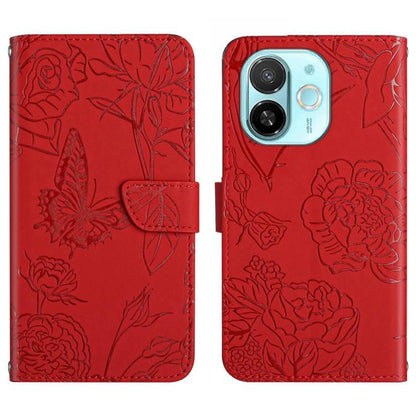 Skin Feel Butterfly Embossed Flip Leather Phone Case, For Tecno Spark 40C, For Tecno Pova 7 5G, For Tecno Spark 40 Pro+ 4G, For Tecno Spark 40 Pro 4G, For Tecno Spark 40 4G, For Tecno Pova 7 Ultra 5G, For Tecno Pova 7 4G, For Tecno Pova Curve 5G       ...
