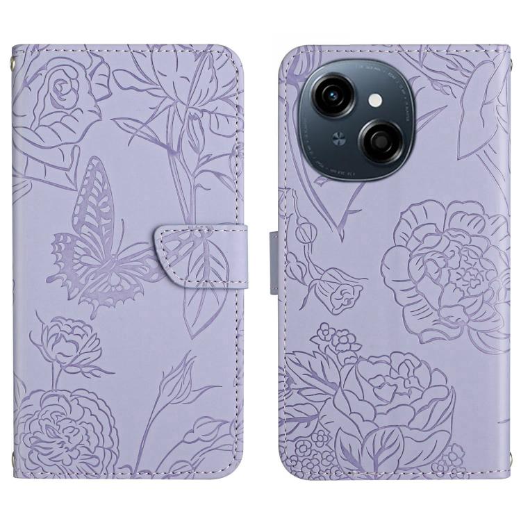 Skin Feel Butterfly Embossed Flip Leather Phone Case, For Tecno Spark 40C, For Tecno Pova 7 5G, For Tecno Spark 40 Pro+ 4G, For Tecno Spark 40 Pro 4G, For Tecno Spark 40 4G, For Tecno Pova 7 Ultra 5G, For Tecno Pova 7 4G, For Tecno Pova Curve 5G       ...