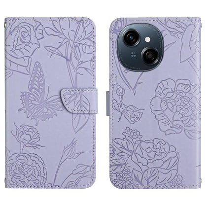 Skin Feel Butterfly Embossed Flip Leather Phone Case, For Tecno Spark 40C, For Tecno Pova 7 5G, For Tecno Spark 40 Pro+ 4G, For Tecno Spark 40 Pro 4G, For Tecno Spark 40 4G, For Tecno Pova 7 Ultra 5G, For Tecno Pova 7 4G, For Tecno Pova Curve 5G       ...