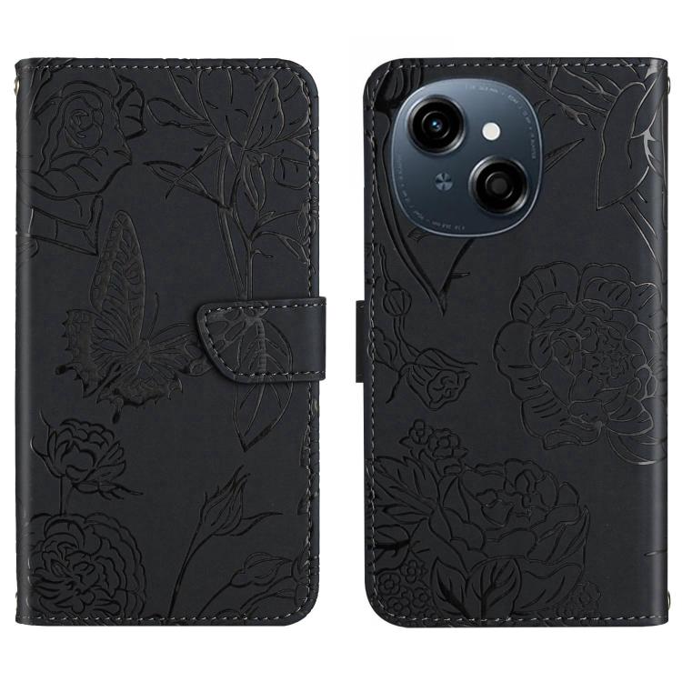 Skin Feel Butterfly Embossed Flip Leather Phone Case, For Tecno Spark 40C, For Tecno Pova 7 5G, For Tecno Spark 40 Pro+ 4G, For Tecno Spark 40 Pro 4G, For Tecno Spark 40 4G, For Tecno Pova 7 Ultra 5G, For Tecno Pova 7 4G, For Tecno Pova Curve 5G       ...