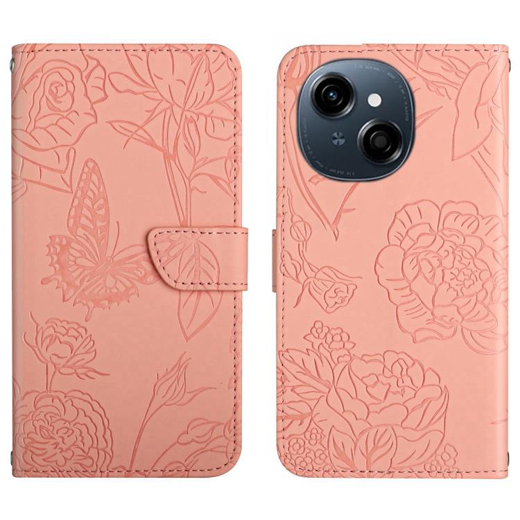 Skin Feel Butterfly Embossed Flip Leather Phone Case, For Tecno Spark 40C, For Tecno Pova 7 5G, For Tecno Spark 40 Pro+ 4G, For Tecno Spark 40 Pro 4G, For Tecno Spark 40 4G, For Tecno Pova 7 Ultra 5G, For Tecno Pova 7 4G, For Tecno Pova Curve 5G       ...