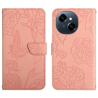 Skin Feel Butterfly Embossed Flip Leather Phone Case, For Tecno Spark 40C, For Tecno Pova 7 5G, For Tecno Spark 40 Pro+ 4G, For Tecno Spark 40 Pro 4G, For Tecno Spark 40 4G, For Tecno Pova 7 Ultra 5G, For Tecno Pova 7 4G, For Tecno Pova Curve 5G       ...