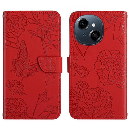 Skin Feel Butterfly Embossed Flip Leather Phone Case, For Tecno Spark 40C, For Tecno Pova 7 5G, For Tecno Spark 40 Pro+ 4G, For Tecno Spark 40 Pro 4G, For Tecno Spark 40 4G, For Tecno Pova 7 Ultra 5G, For Tecno Pova 7 4G, For Tecno Pova Curve 5G       ...