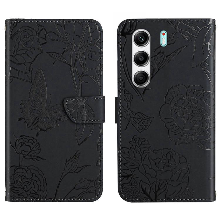 Skin Feel Butterfly Embossed Flip Leather Phone Case, For Tecno Spark 40C, For Tecno Pova 7 5G, For Tecno Spark 40 Pro+ 4G, For Tecno Spark 40 Pro 4G, For Tecno Spark 40 4G, For Tecno Pova 7 Ultra 5G, For Tecno Pova 7 4G, For Tecno Pova Curve 5G       ...