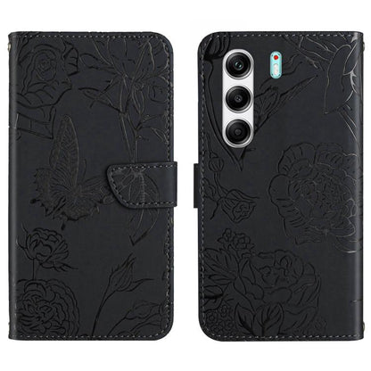 Skin Feel Butterfly Embossed Flip Leather Phone Case, For Tecno Spark 40C, For Tecno Pova 7 5G, For Tecno Spark 40 Pro+ 4G, For Tecno Spark 40 Pro 4G, For Tecno Spark 40 4G, For Tecno Pova 7 Ultra 5G, For Tecno Pova 7 4G, For Tecno Pova Curve 5G       ...