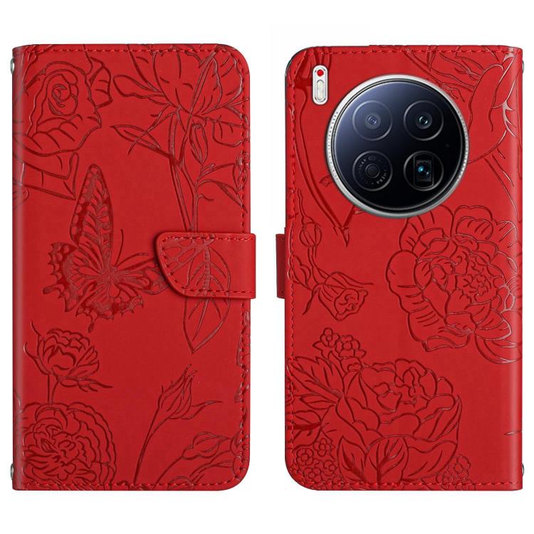 Skin Feel Butterfly Embossed Flip Leather Phone Case, For Tecno Spark 40C, For Tecno Pova 7 5G, For Tecno Spark 40 Pro+ 4G, For Tecno Spark 40 Pro 4G, For Tecno Spark 40 4G, For Tecno Pova 7 Ultra 5G, For Tecno Pova 7 4G, For Tecno Pova Curve 5G       ...