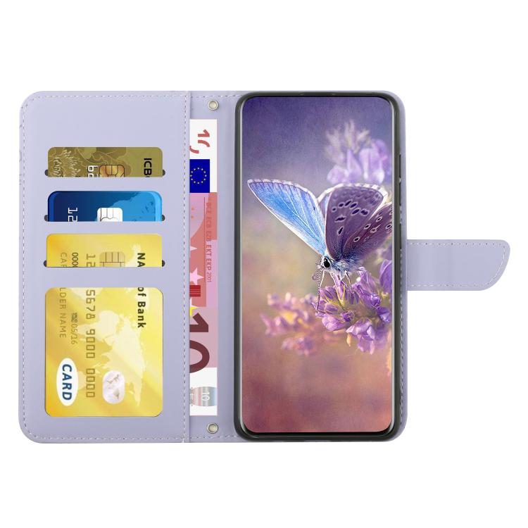Skin Feel Butterfly Embossed Flip Leather Phone Case, For Tecno Spark 40C, For Tecno Pova 7 5G, For Tecno Spark 40 Pro+ 4G, For Tecno Spark 40 Pro 4G, For Tecno Spark 40 4G, For Tecno Pova 7 Ultra 5G, For Tecno Pova 7 4G, For Tecno Pova Curve 5G       ...