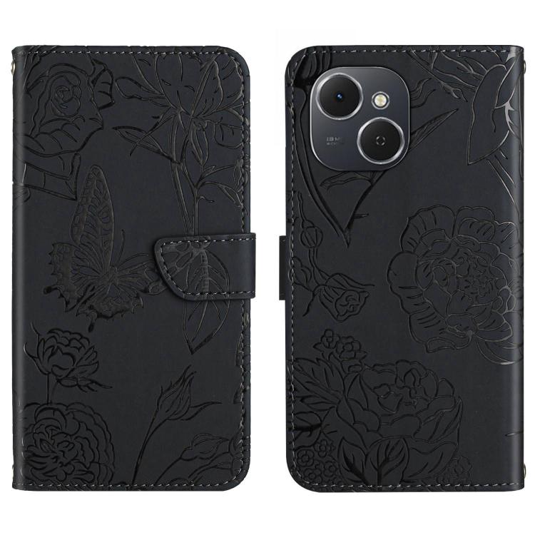 Skin Feel Butterfly Embossed Flip Leather Phone Case, For Tecno Spark 40C, For Tecno Pova 7 5G, For Tecno Spark 40 Pro+ 4G, For Tecno Spark 40 Pro 4G, For Tecno Spark 40 4G, For Tecno Pova 7 Ultra 5G, For Tecno Pova 7 4G, For Tecno Pova Curve 5G       ...