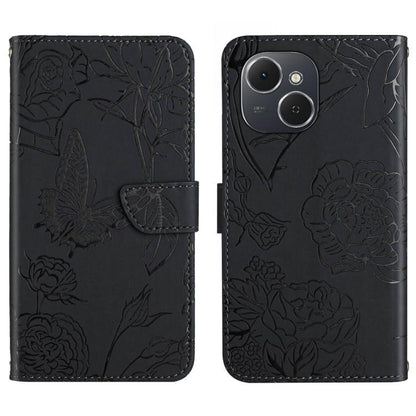 Skin Feel Butterfly Embossed Flip Leather Phone Case, For Tecno Spark 40C, For Tecno Pova 7 5G, For Tecno Spark 40 Pro+ 4G, For Tecno Spark 40 Pro 4G, For Tecno Spark 40 4G, For Tecno Pova 7 Ultra 5G, For Tecno Pova 7 4G, For Tecno Pova Curve 5G       ...