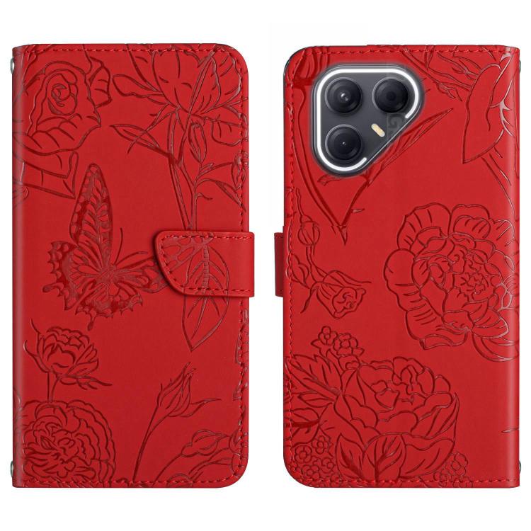 Skin Feel Butterfly Embossed Flip Leather Phone Case, For Tecno Spark 40C, For Tecno Pova 7 5G, For Tecno Spark 40 Pro+ 4G, For Tecno Spark 40 Pro 4G, For Tecno Spark 40 4G, For Tecno Pova 7 Ultra 5G, For Tecno Pova 7 4G, For Tecno Pova Curve 5G       ...