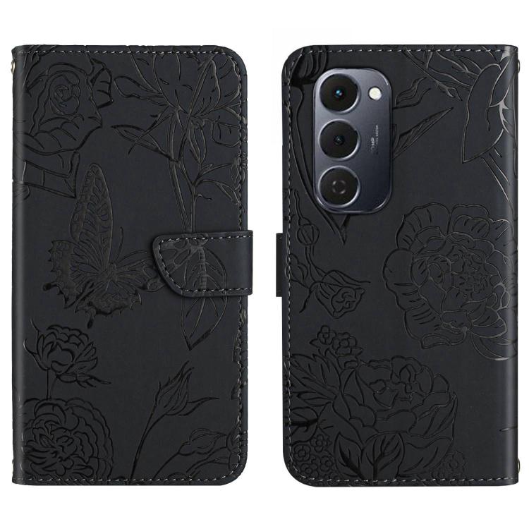 Skin Feel Butterfly Embossed Flip Leather Phone Case, For Tecno Spark 40C, For Tecno Pova 7 5G, For Tecno Spark 40 Pro+ 4G, For Tecno Spark 40 Pro 4G, For Tecno Spark 40 4G, For Tecno Pova 7 Ultra 5G, For Tecno Pova 7 4G, For Tecno Pova Curve 5G       ...