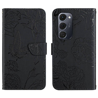 Skin Feel Butterfly Embossed Flip Leather Phone Case, For Tecno Spark 40C, For Tecno Pova 7 5G, For Tecno Spark 40 Pro+ 4G, For Tecno Spark 40 Pro 4G, For Tecno Spark 40 4G, For Tecno Pova 7 Ultra 5G, For Tecno Pova 7 4G, For Tecno Pova Curve 5G       ...
