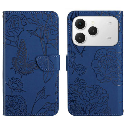 Skin Feel Butterfly Embossed Flip Leather Phone Case, For Tecno Spark 40C, For Tecno Pova 7 5G, For Tecno Spark 40 Pro+ 4G, For Tecno Spark 40 Pro 4G, For Tecno Spark 40 4G, For Tecno Pova 7 Ultra 5G, For Tecno Pova 7 4G, For Tecno Pova Curve 5G       ...
