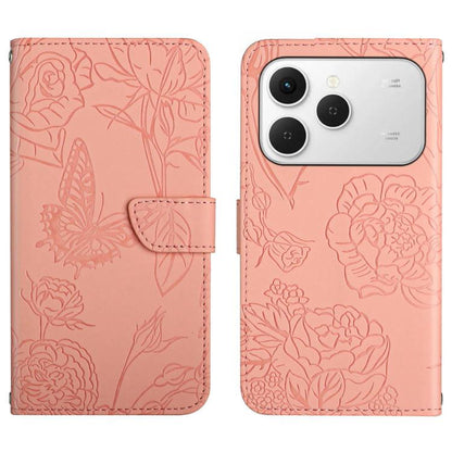 Skin Feel Butterfly Embossed Flip Leather Phone Case, For Tecno Spark 40C, For Tecno Pova 7 5G, For Tecno Spark 40 Pro+ 4G, For Tecno Spark 40 Pro 4G, For Tecno Spark 40 4G, For Tecno Pova 7 Ultra 5G, For Tecno Pova 7 4G, For Tecno Pova Curve 5G       ...