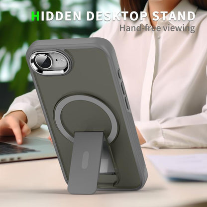 Acrylic Hybrid TPU MagSafe Holder Phone Case, For iPhone 17e / 16e, For iPhone 17 Pro Max, For iPhone 17 Pro, For iPhone 17