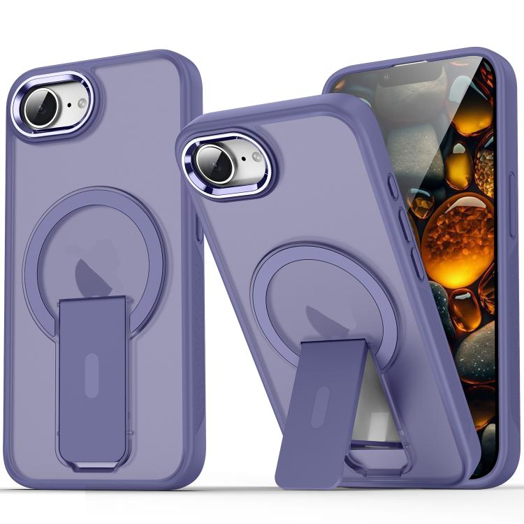 Acrylic Hybrid TPU MagSafe Holder Phone Case, For iPhone 17e / 16e, For iPhone 17 Pro Max, For iPhone 17 Pro, For iPhone 17