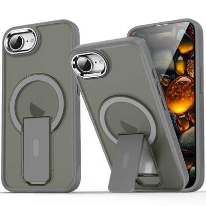 Acrylic Hybrid TPU MagSafe Holder Phone Case, For iPhone 17e / 16e, For iPhone 17 Pro Max, For iPhone 17 Pro, For iPhone 17