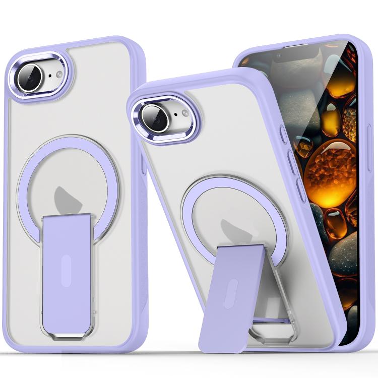 Acrylic Hybrid TPU MagSafe Holder Phone Case, For iPhone 17e / 16e, For iPhone 17 Pro Max, For iPhone 17 Pro, For iPhone 17