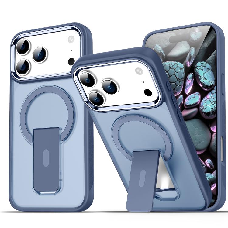 Acrylic Hybrid TPU MagSafe Holder Phone Case, For iPhone 17e / 16e, For iPhone 17 Pro Max, For iPhone 17 Pro, For iPhone 17