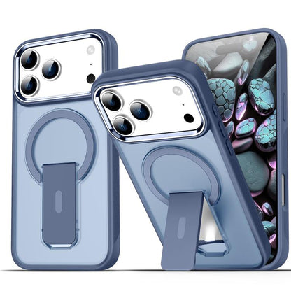 Acrylic Hybrid TPU MagSafe Holder Phone Case, For iPhone 17e / 16e, For iPhone 17 Pro Max, For iPhone 17 Pro, For iPhone 17
