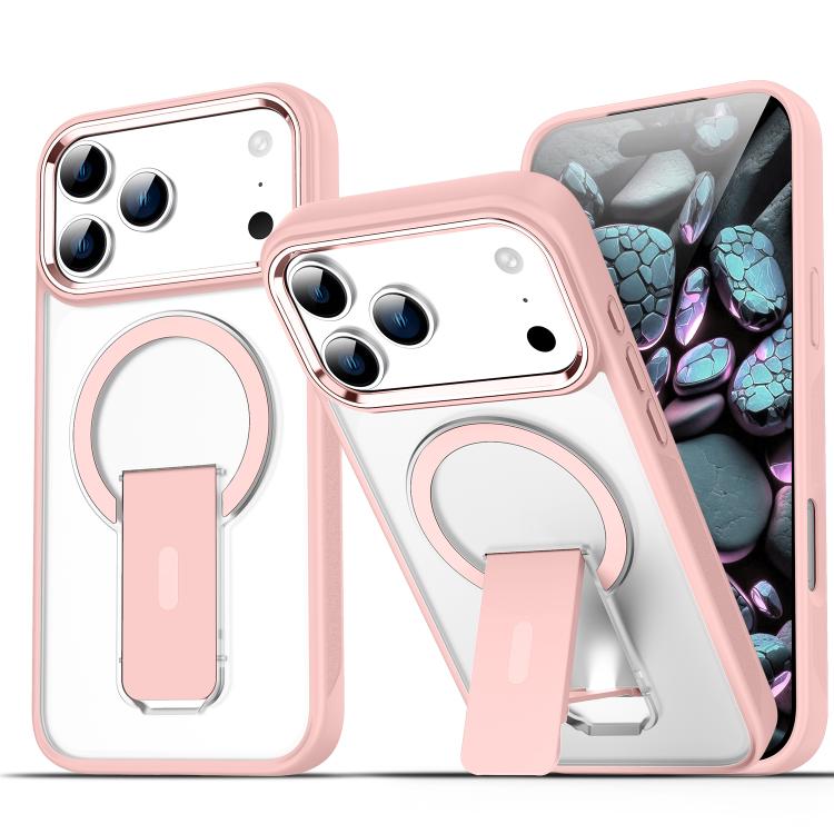 Acrylic Hybrid TPU MagSafe Holder Phone Case, For iPhone 17e / 16e, For iPhone 17 Pro Max, For iPhone 17 Pro, For iPhone 17