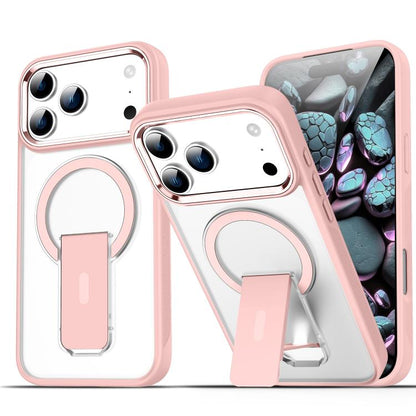 Acrylic Hybrid TPU MagSafe Holder Phone Case, For iPhone 17e / 16e, For iPhone 17 Pro Max, For iPhone 17 Pro, For iPhone 17