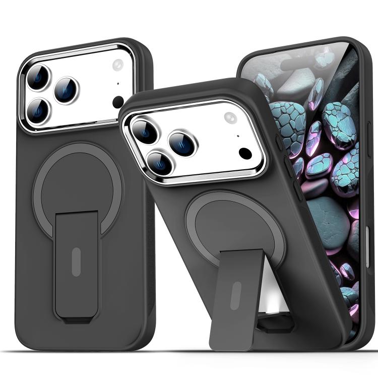 Acrylic Hybrid TPU MagSafe Holder Phone Case, For iPhone 18 Pro / 17 Pro, For iPhone 18 Pro Max / 17 Pro Max, For iPhone 17e / 16e, For iPhone 17