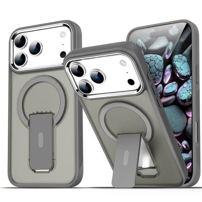 Acrylic Hybrid TPU MagSafe Holder Phone Case, For iPhone 18 Pro / 17 Pro, For iPhone 18 Pro Max / 17 Pro Max, For iPhone 17e / 16e, For iPhone 17