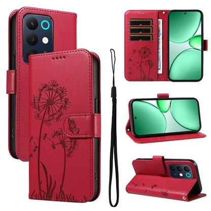 Dandelion Embossed Pattern Flip Leather Phone Case, For Realme 16 Pro+ 5G Global, For Realme 16 Pro 5G Global, For Realme C85 5G / 15X 5G India, For Realme C85 Pro 4G, For Realme 15T 5G, For Realme C71 4G India, For Realme 15 5G, For Realme 14x 5G Global