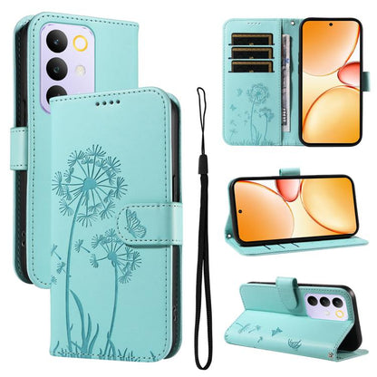 Dandelion Embossed Pattern Flip Leather Phone Case, For Realme 16 Pro+ 5G Global, For Realme 16 Pro 5G Global, For Realme C85 5G / 15X 5G India, For Realme C85 Pro 4G, For Realme 15T 5G, For Realme C71 4G India, For Realme 15 5G, For Realme 14x 5G Global