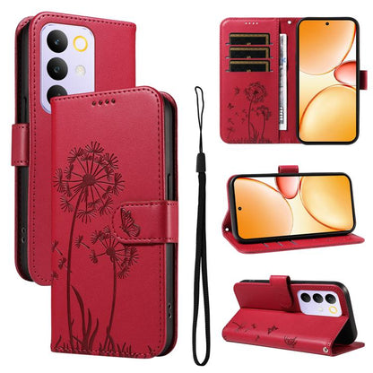 Dandelion Embossed Pattern Flip Leather Phone Case, For Realme 16 Pro+ 5G Global, For Realme 16 Pro 5G Global, For Realme C85 5G / 15X 5G India, For Realme C85 Pro 4G, For Realme 15T 5G, For Realme C71 4G India, For Realme 15 5G, For Realme 14x 5G Global