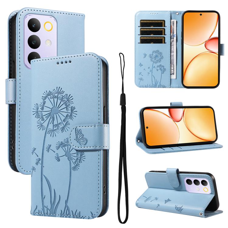 Dandelion Embossed Pattern Flip Leather Phone Case, For Realme 16 Pro+ 5G Global, For Realme 16 Pro 5G Global, For Realme C85 5G / 15X 5G India, For Realme C85 Pro 4G, For Realme 15T 5G, For Realme C71 4G India, For Realme 15 5G, For Realme 14x 5G Global
