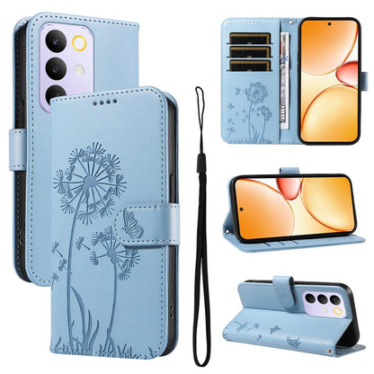 Dandelion Embossed Pattern Flip Leather Phone Case, For Realme 16 Pro+ 5G Global, For Realme 16 Pro 5G Global, For Realme C85 5G / 15X 5G India, For Realme C85 Pro 4G, For Realme 15T 5G, For Realme C71 4G India, For Realme 15 5G, For Realme 14x 5G Global